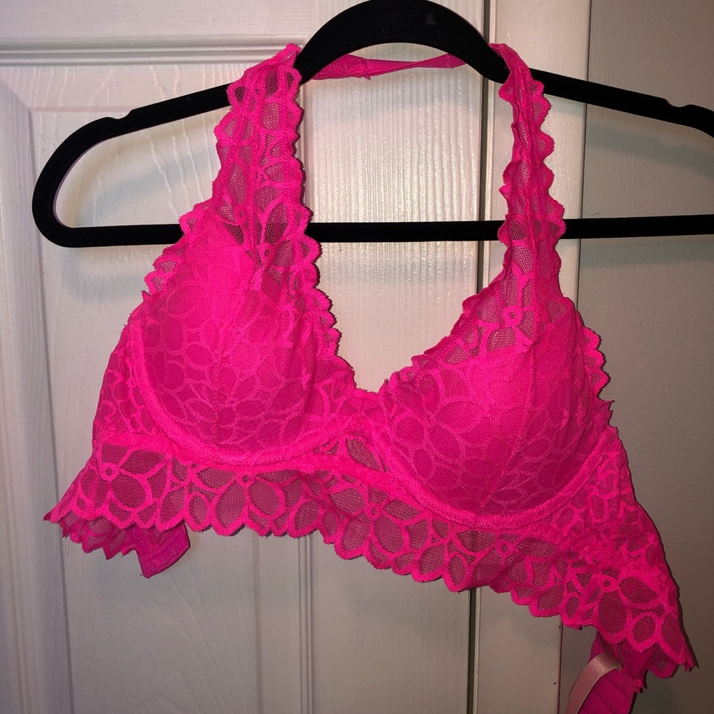 PINK brand. Hot pink bralette